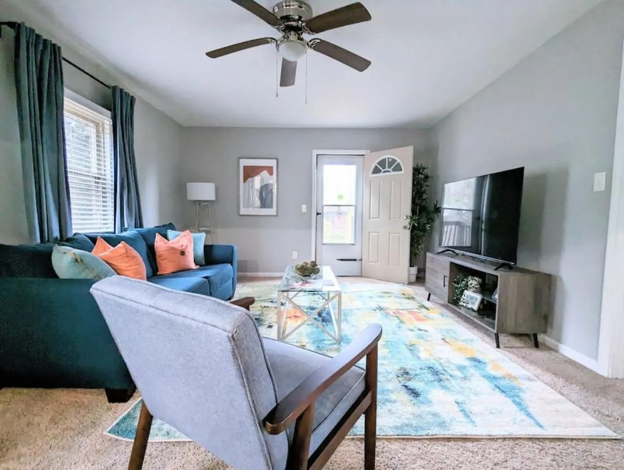 Spacious Home With Work Space, Firepit, Bbq Grill Charlotte USA